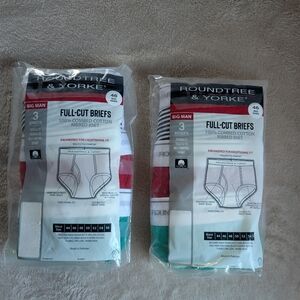 Roundtree & Yorke Full-Cut Briefs Size 46 A Lot Of 2